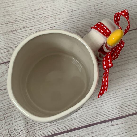 Rae Dunn North Pole Christmas Coffee Mug with Pole Spoon Ho Ho Ho Snowflake - Picture 6 of 13